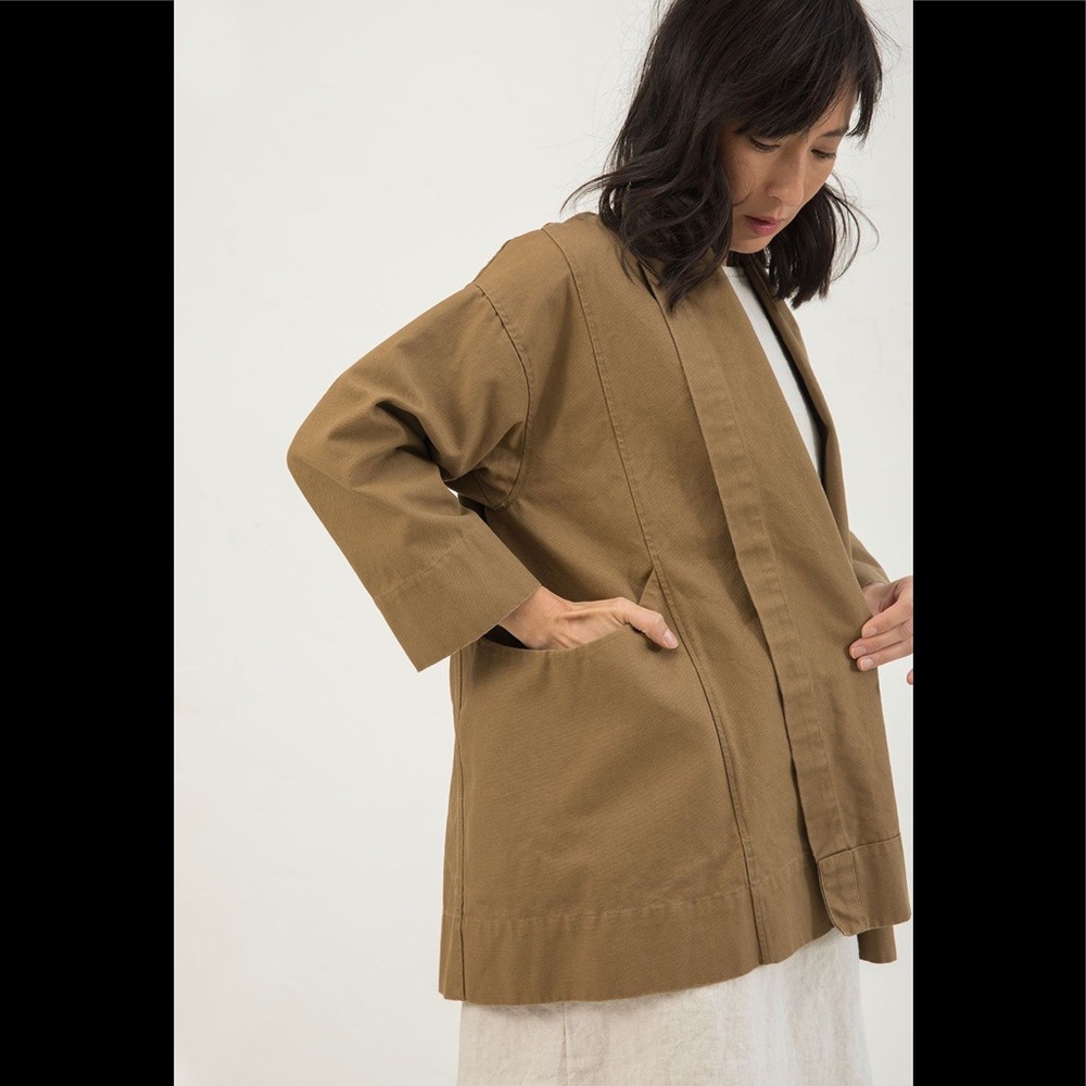 Elizabeth Suzann Canvas Clyde Jacket Clay Small